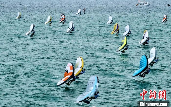 福建平潭举行的沙洲优黄杯2024年风翼世界杯平潭