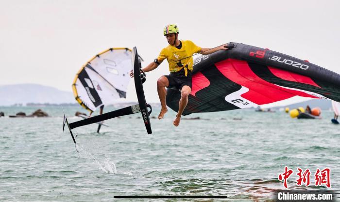 福建平潭举行的沙洲优黄杯2024年风翼世界杯平潭